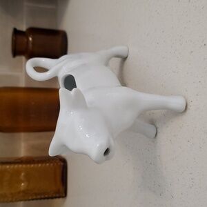 Apilco Porcelain Cow Pour Creamer White Porcelain France
